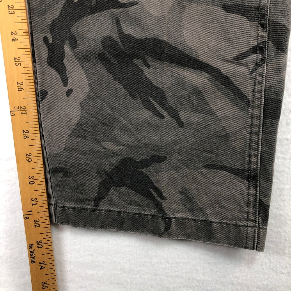 Wrangler Cargo Pants Camouflage Cotton Utility Outdoor Gray‎ Mens 36x34 Camo Y2K - Picture 5 of 10